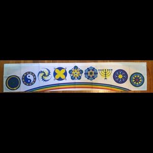 Sacred Symbols Interfaith Crop Circle Banner